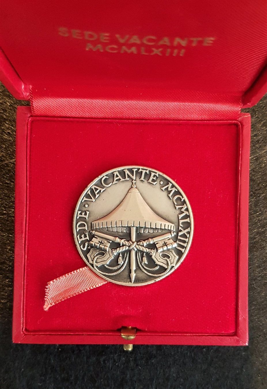 Medaglie: Medaille Silber "Sede Vacante" 1963 – Usato da Bourguillon venduto da Lucas111