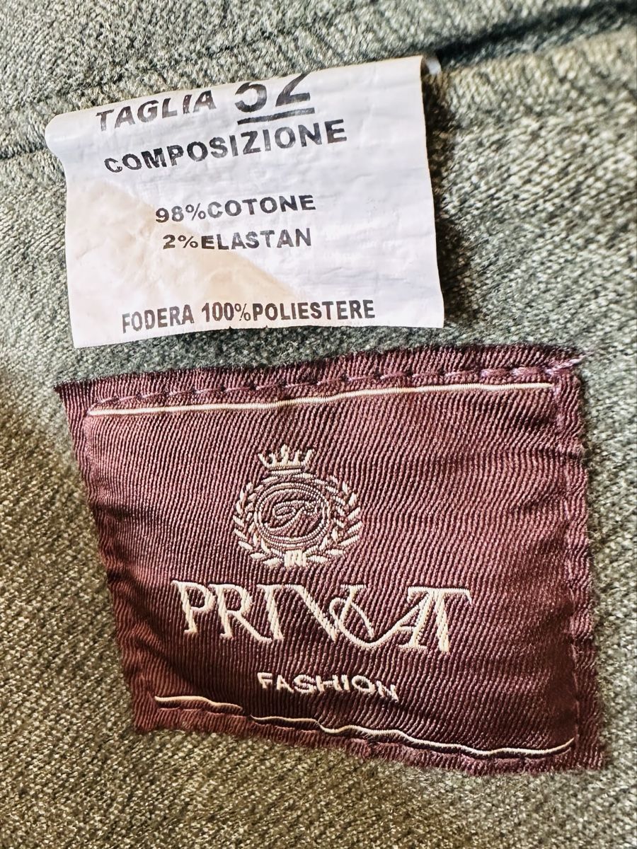 Jacken: Giacca uomo taglia 52 = 48 EU verde  cotone elastan – Gebraucht aus Cureglia von myr_9v25 4