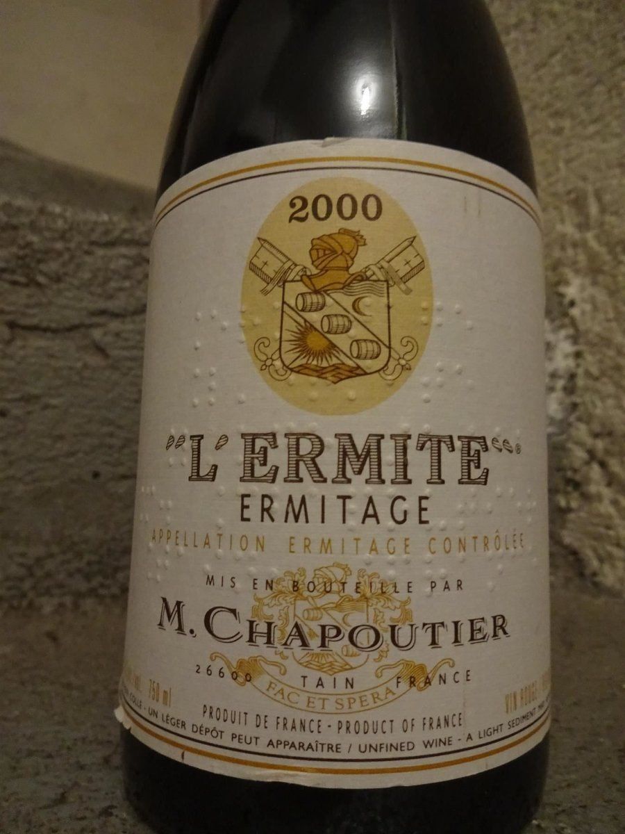 Vino: 99 PP - Chapoutier "l' Ermite" 2000 – Usato da Cham venduto da mktreasure 1