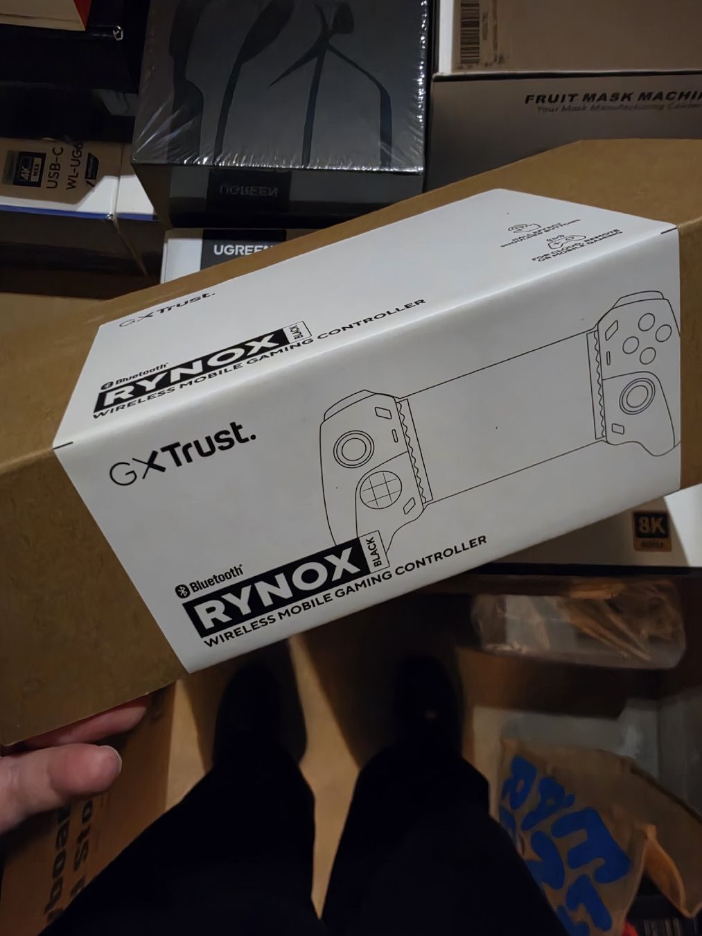 Controller: Manette smartphone GXTrust Rynox Bluetooth sans fil – Nuovo e nell'imballaggio originale da Lausanne venduto da Jean1012