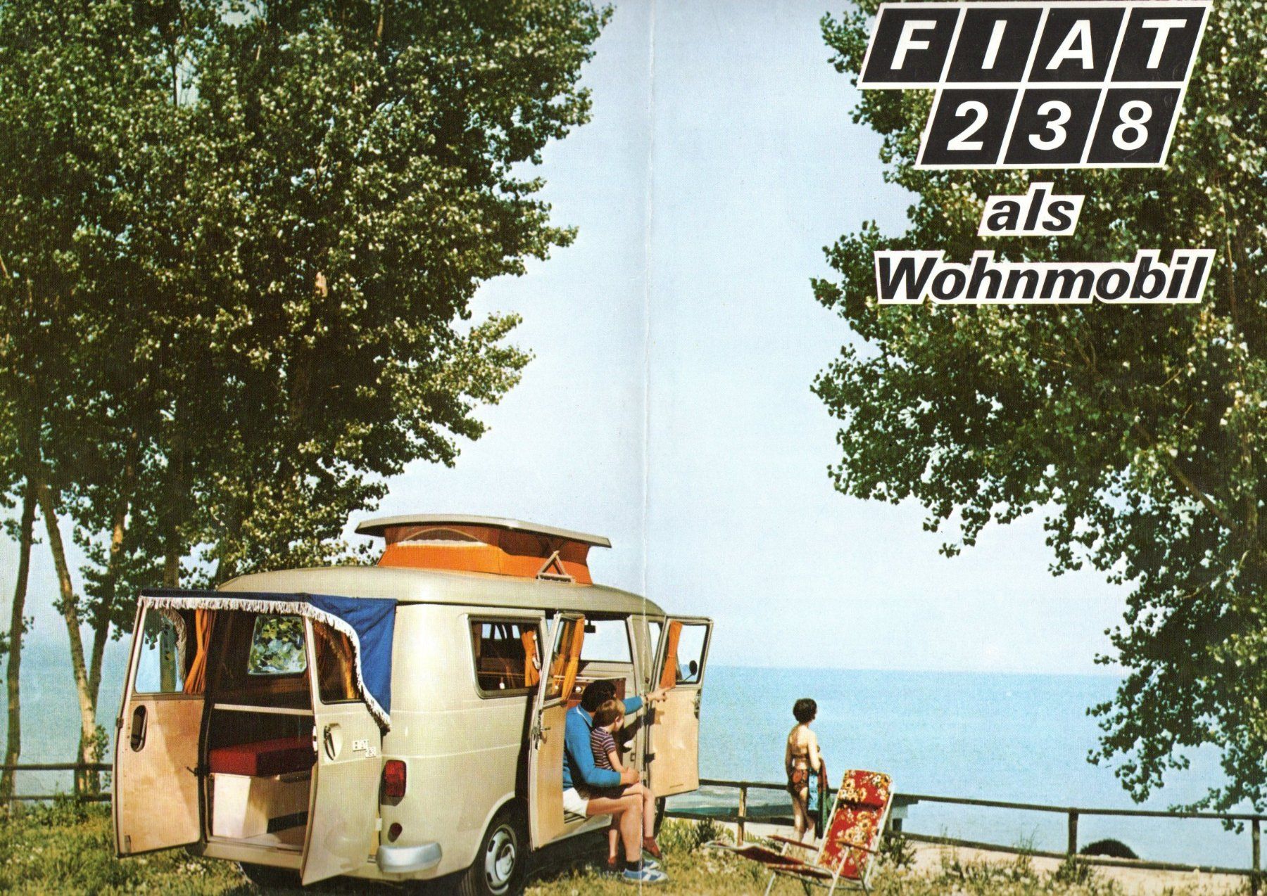 Fiat Camping Fahrzeuge: Fiat 238 als Wohnmobil - Original Prospekt – Neu (gemäss Beschreibung) aus Malans GR von Chueche427
