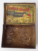 Alte Blechdose Pioneer Brand Tabak Golden Flake