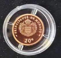(2331) Monaco, 20 Euro, 2008, pp, in Etui mit Zertifikat