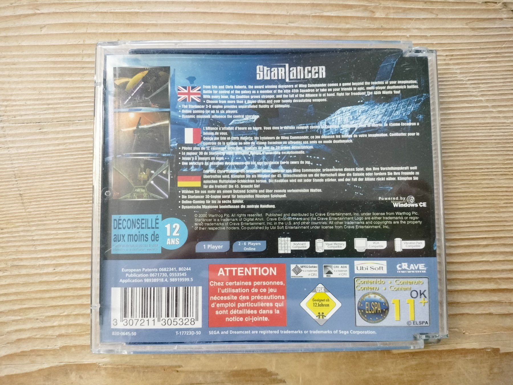 Sega Giochi: Dreamcast Starlancer – Usato da Wil SG venduto da RoyalBricks 1