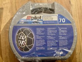 Chaînes à neige neuves Pilot 70 avec boîte