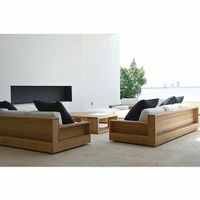 Gartengarnitur 1 Sofa 2 Sessel 1 Tisch Teakholz Sitzmöbel