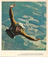 Fallschirmspringer, Klebebild, 1963