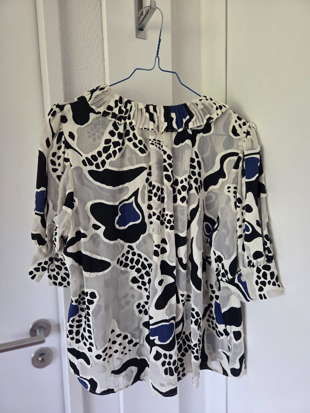 Ulla Johnson Camicette: Blusenshirt Marcella Ulla Johnson creme/schwarz/blau  Gr.38 – Usato da Emmen venduto da inf_tl85 1
