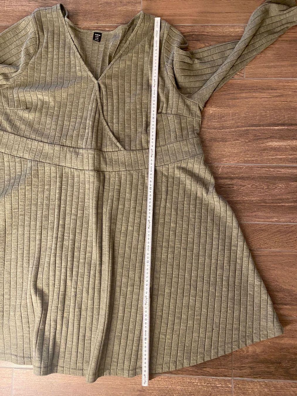 Shein Vestiti: Kleid langarm mit V-Ausschnitt oliv Gr. 56 / 58 / 60 – Usato da Pratteln venduto da a23_j2gs 3