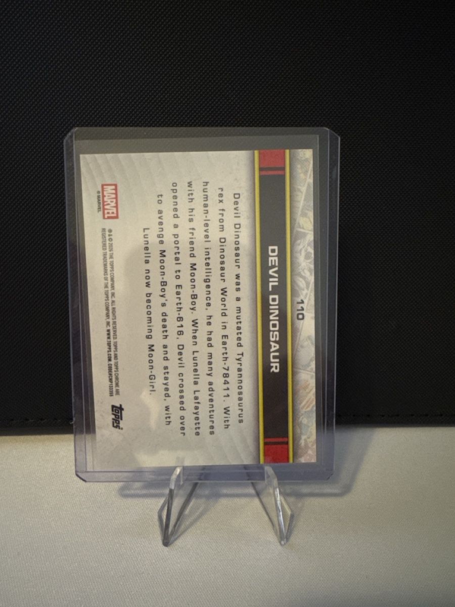 Topps Cartes à collectionner: Topps Chrome Marvel Devil Dinosaur  – Neuf (Voir description) à Dulliken par alpi.cards 1