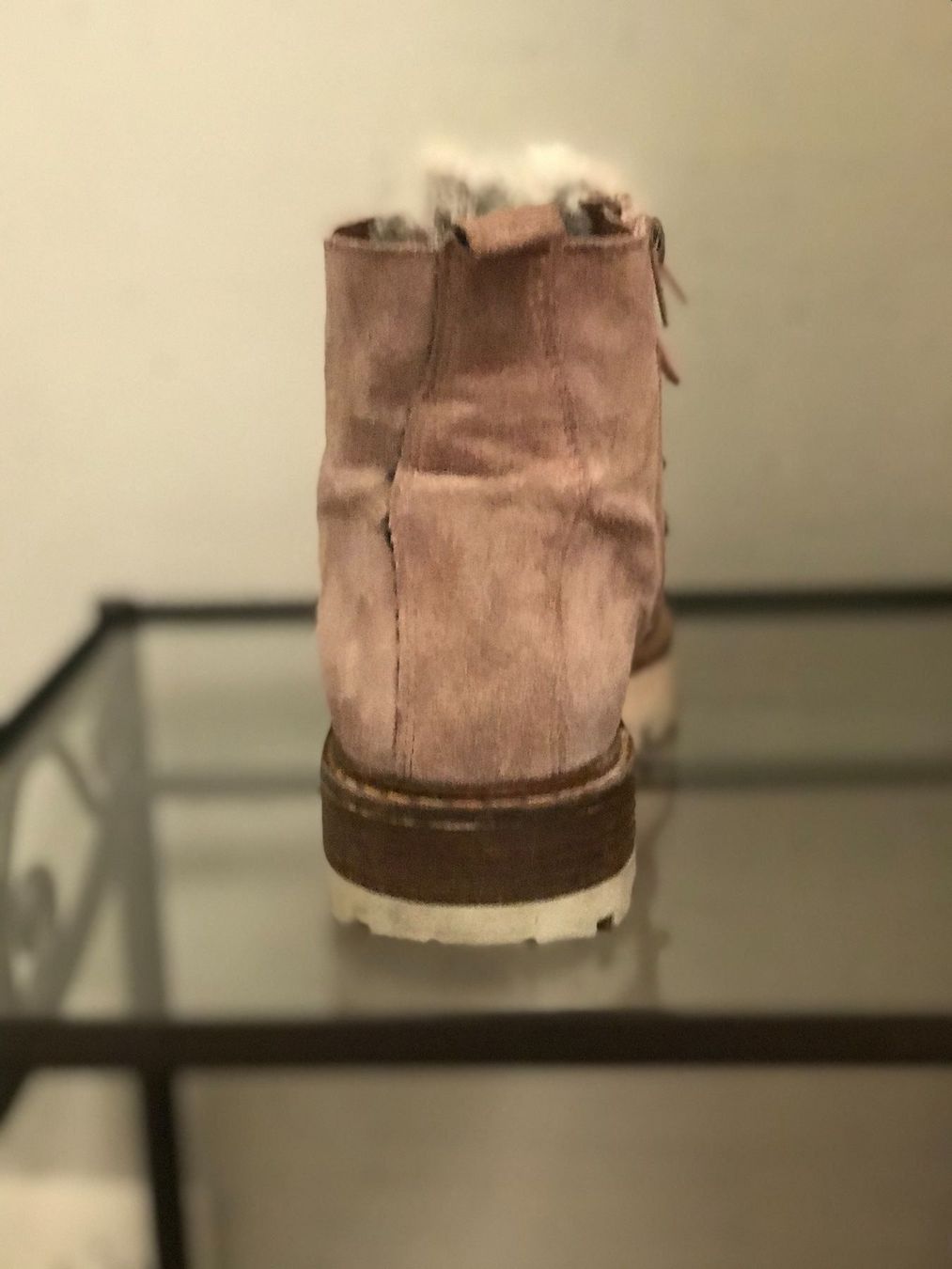 Scarpe da donna: Bottine beige à fourrure – Usato da La Croix (Lutry) venduto da fashionclub01 2