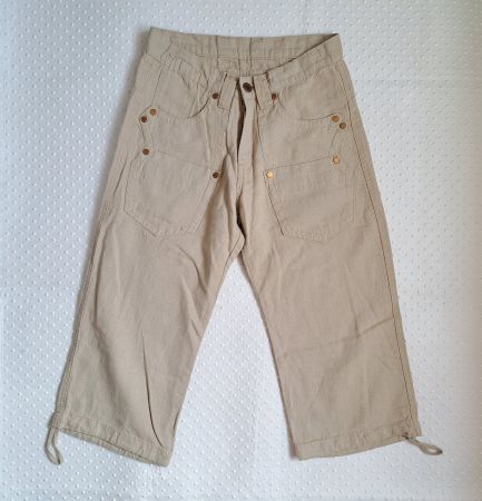 Neu! Jeans Mädchen 54% Leinen Gr. 146 High Waist