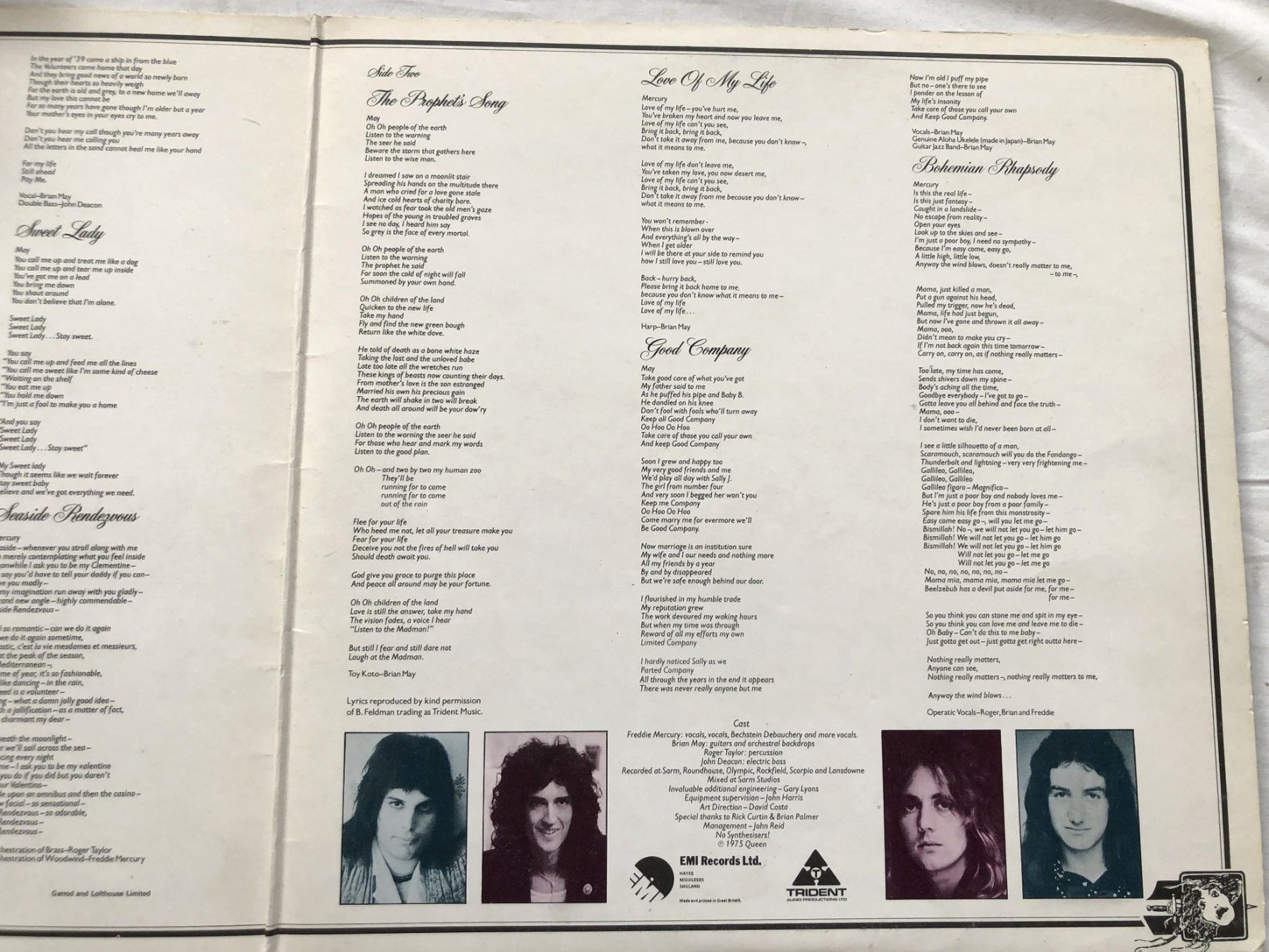 Dischi in vinile: Queen - A Night At The Opera - Schallplatte - LP – Usato da Schaffhausen venduto da durruti 1