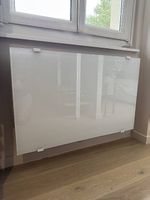 Radiateur Electrique Façade en Verre Blanc 2000W 110X69cm