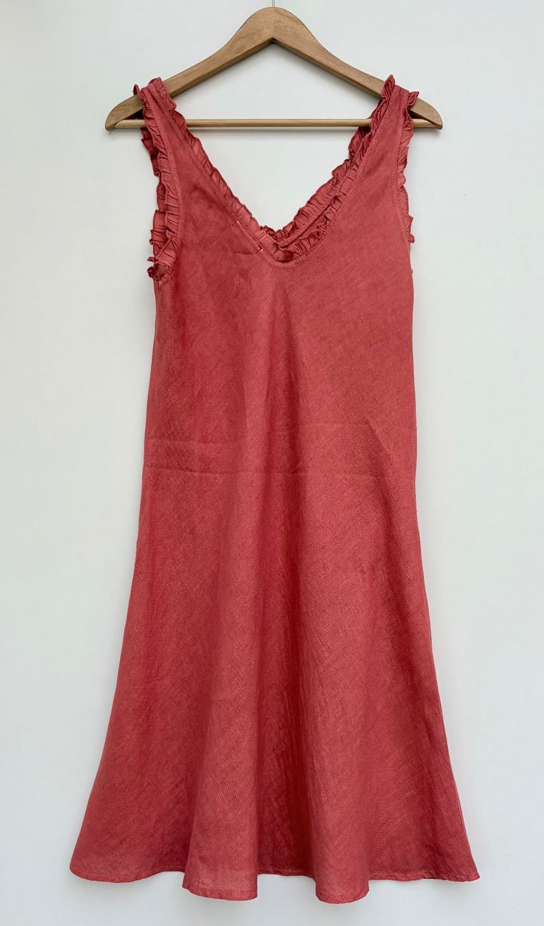 Robes: Izcalli Leinen Kleid Gr.M – D'occasion à Unterägeri par Jutka_04 3