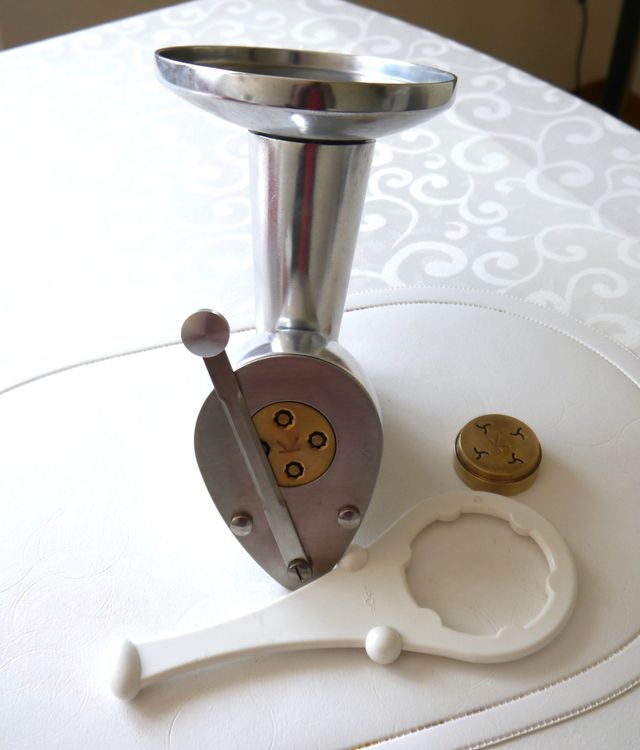 Pastidea - Matrice Per Pasta Fresca A5 Fusilli Da 13 Mm, Disco In Bronzo Compatibile Con Kenwood E Altre Impastatrici