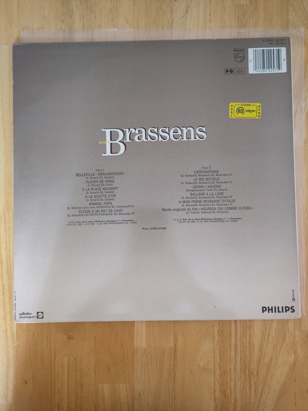 Dischi in vinile: Georges Brassens | "Chante Bruant" | LP – Usato da Lausanne venduto da Otvald 1