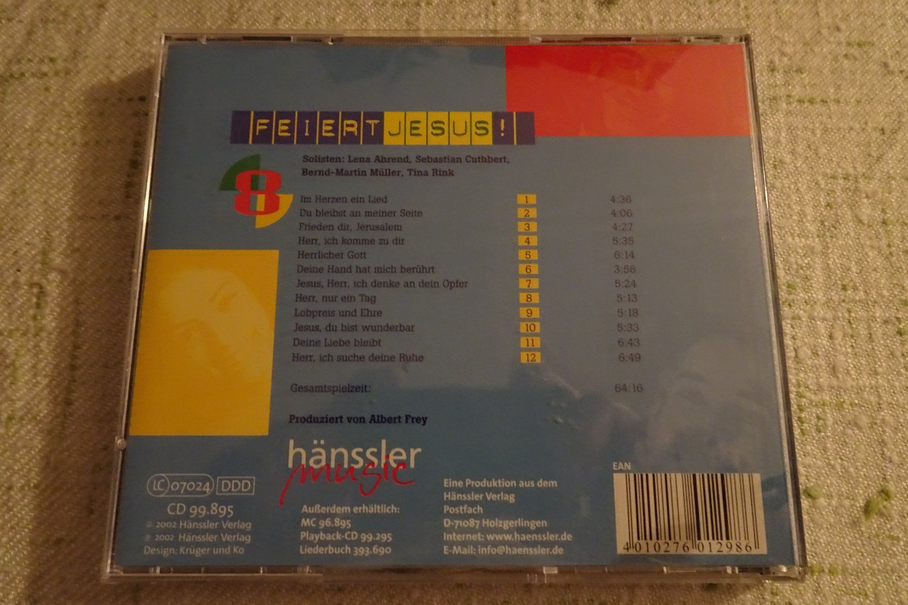 CD: CD Feiert Jesus 8 – Usato da Strengelbach venduto da schmetterling20 1