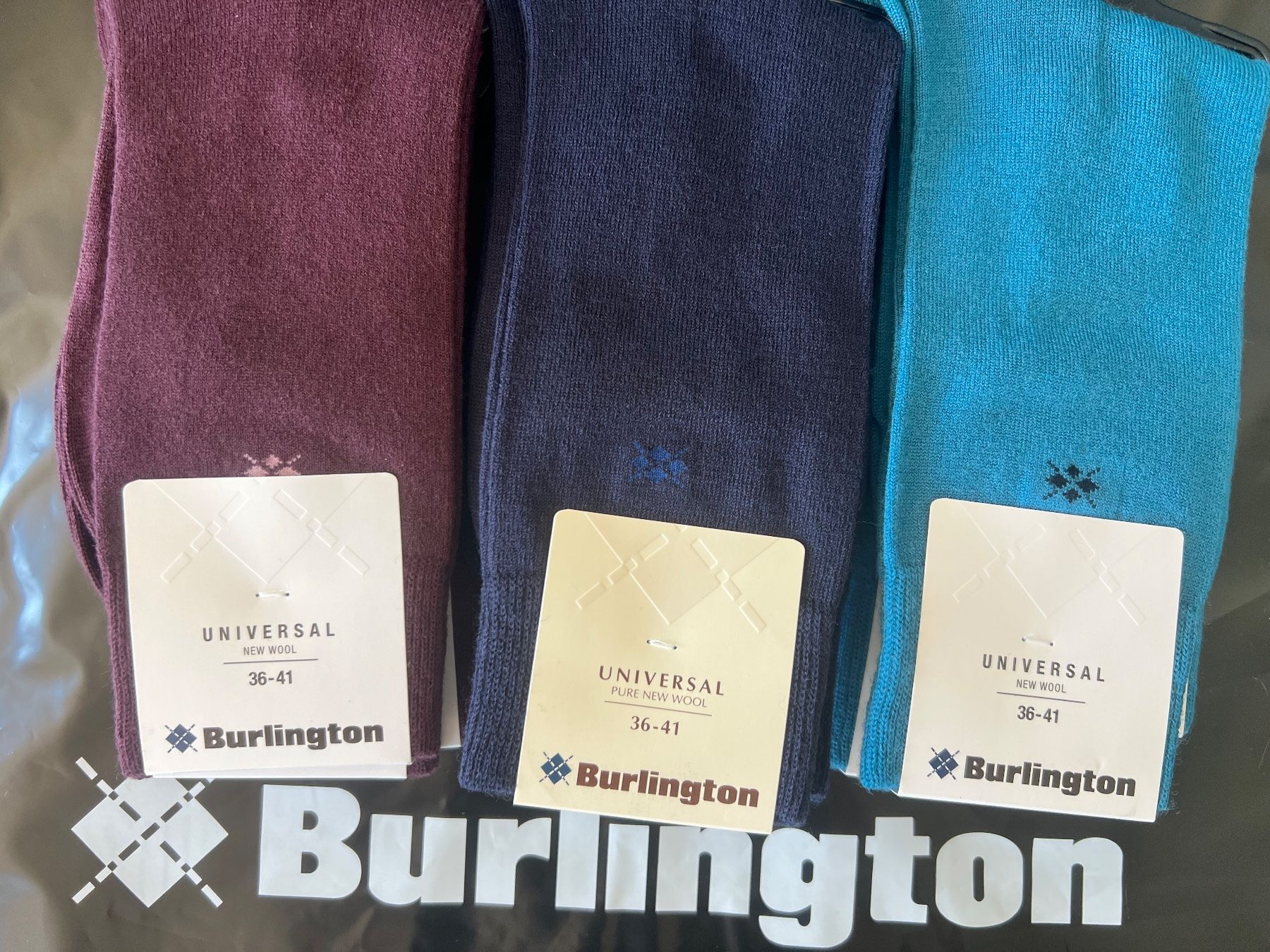 Burlington Calze: Damen Socken Burlington/98% Schurwolle – Nuovo e nell'imballaggio originale da Zumikon venduto da DamenFashionShop