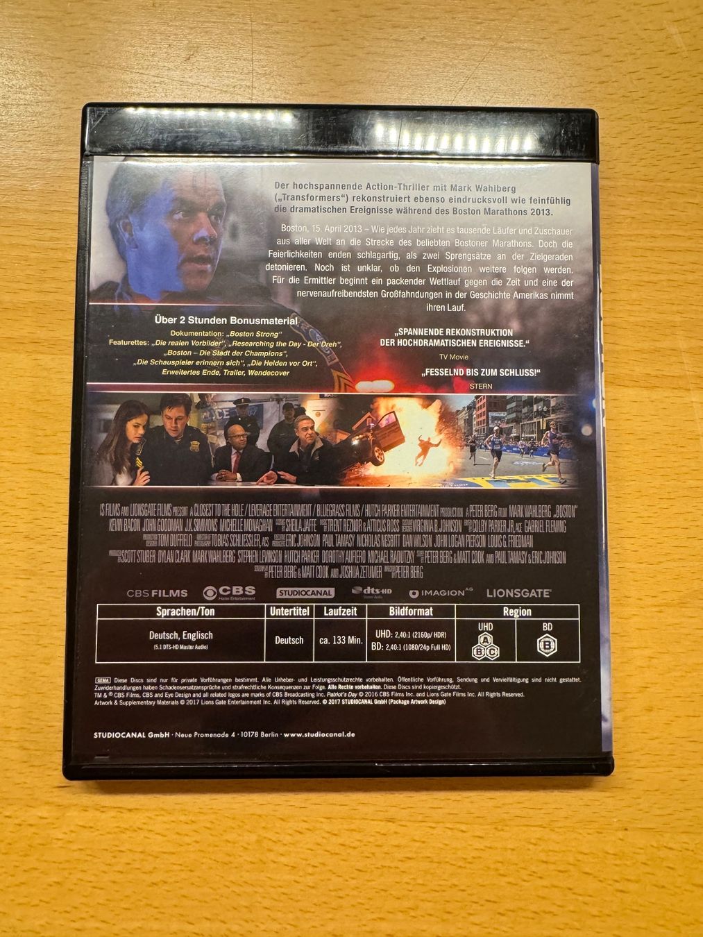 Tutti i DVDs: Boston 4k UHD Blu Ray – Usato da Schwerzenbach venduto da ste_pp82 1
