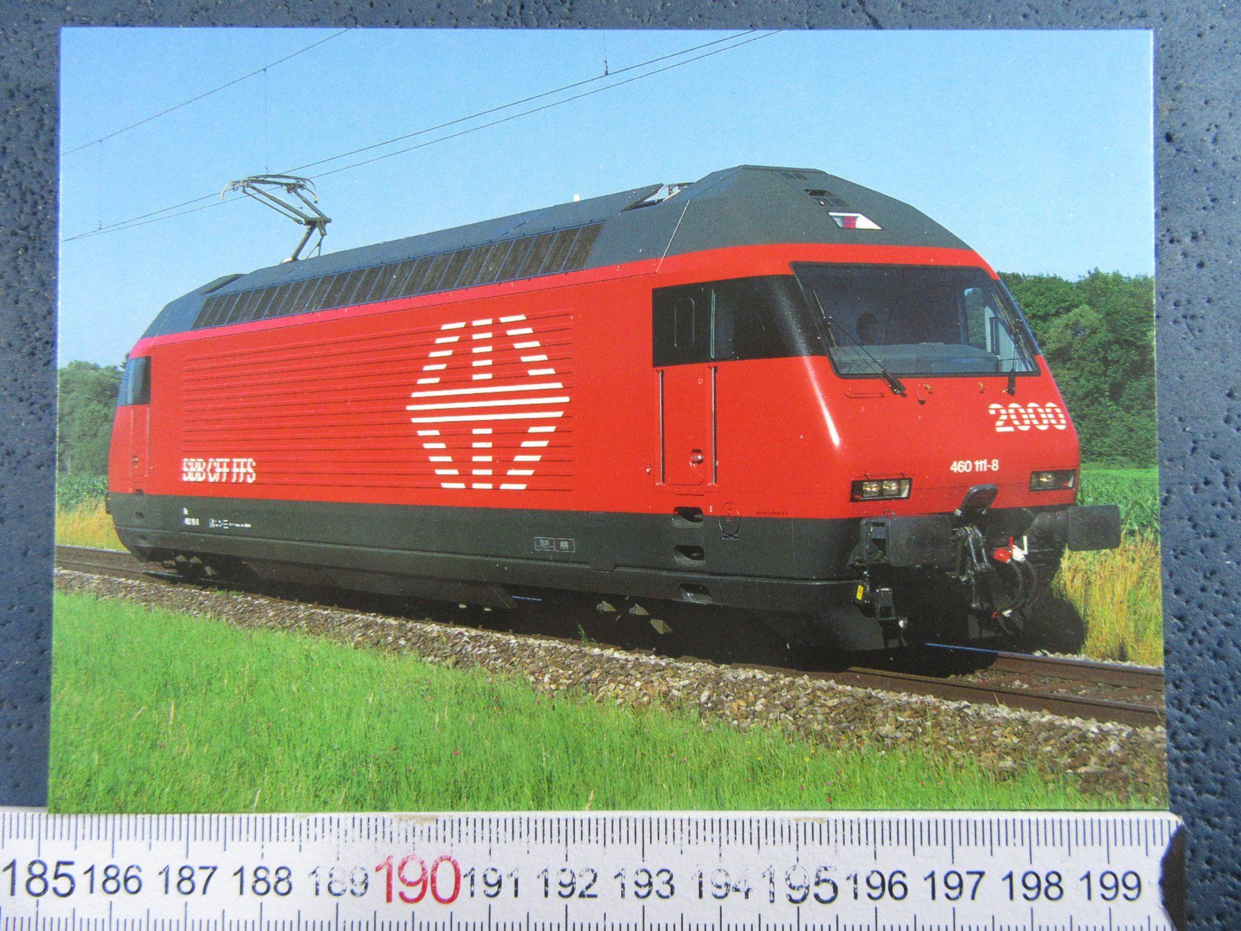 Cartoline postali: BAHN SCHWEIZ SBB Re460 AK BAHN 2000 – Usato da Ettingen venduto da Hausi4711
