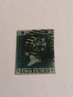 Two Pence Blue 1841, Platte 3 