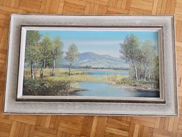 Ölgemälde „Am Zugersee“ – signiert von L. Roy