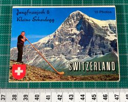 Alter Souvenir Leporello, Jungfraujoch, Kleine Scheidegg