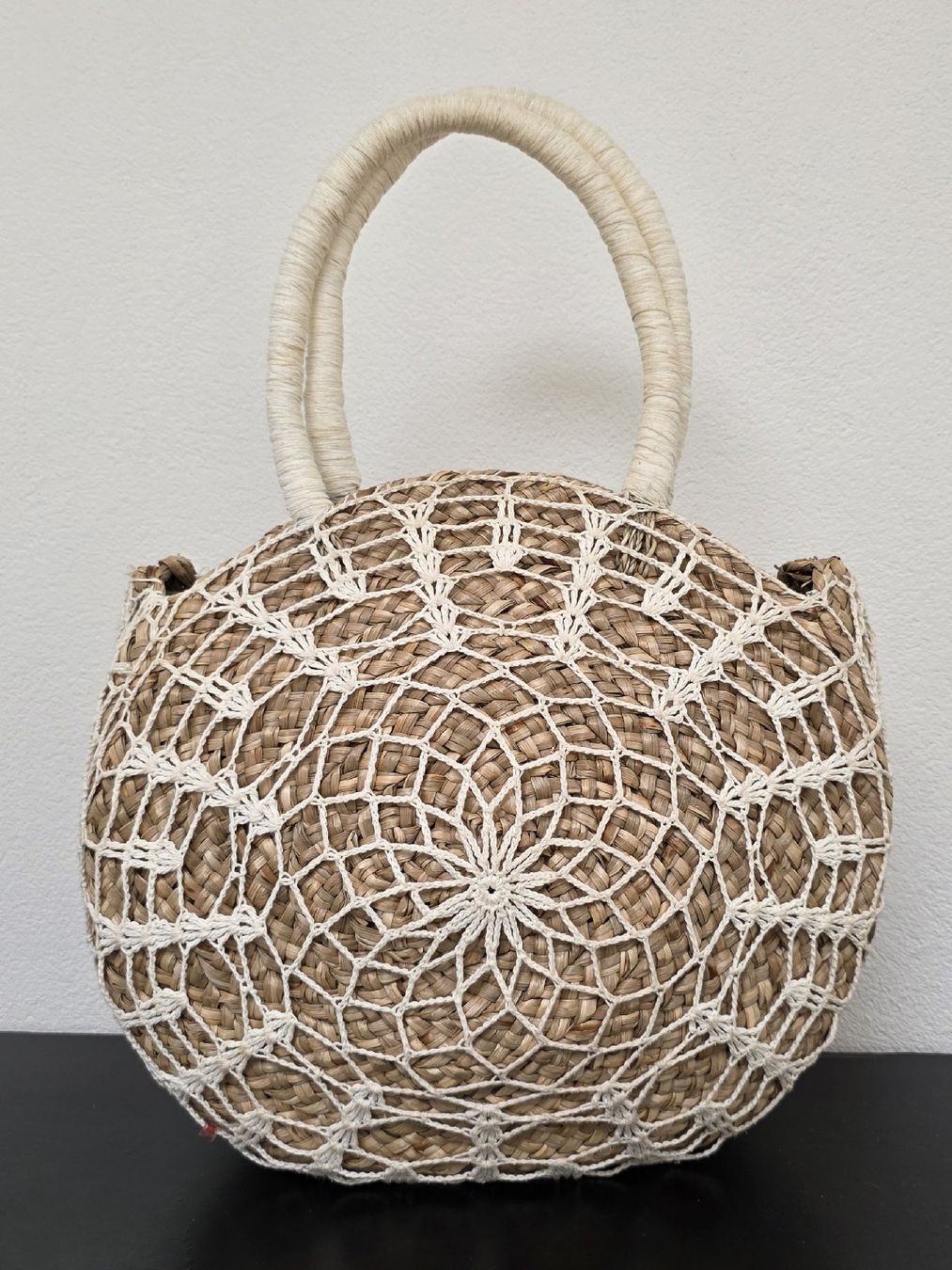 Sacs femmes: Sommer Strohtasche mit Häkelmuster - Top Zustand! – D'occasion à Rheinsulz par Gilea 2