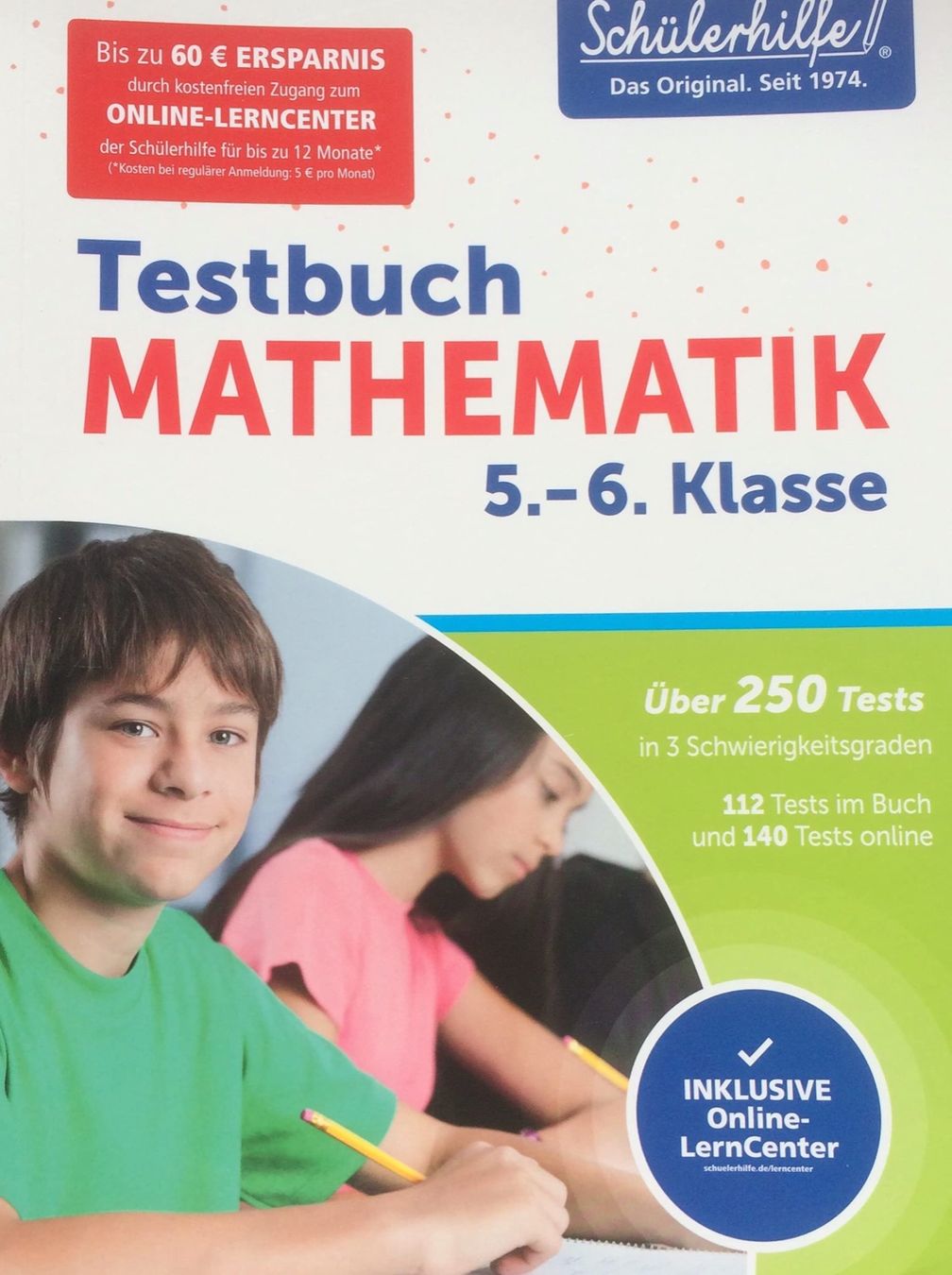 Libri: Schülerhilfe Testbuch MATHEMATIK 5.- 6. Klasse – Nuovo e nell'imballaggio originale da Wagenhausen venduto da Svema