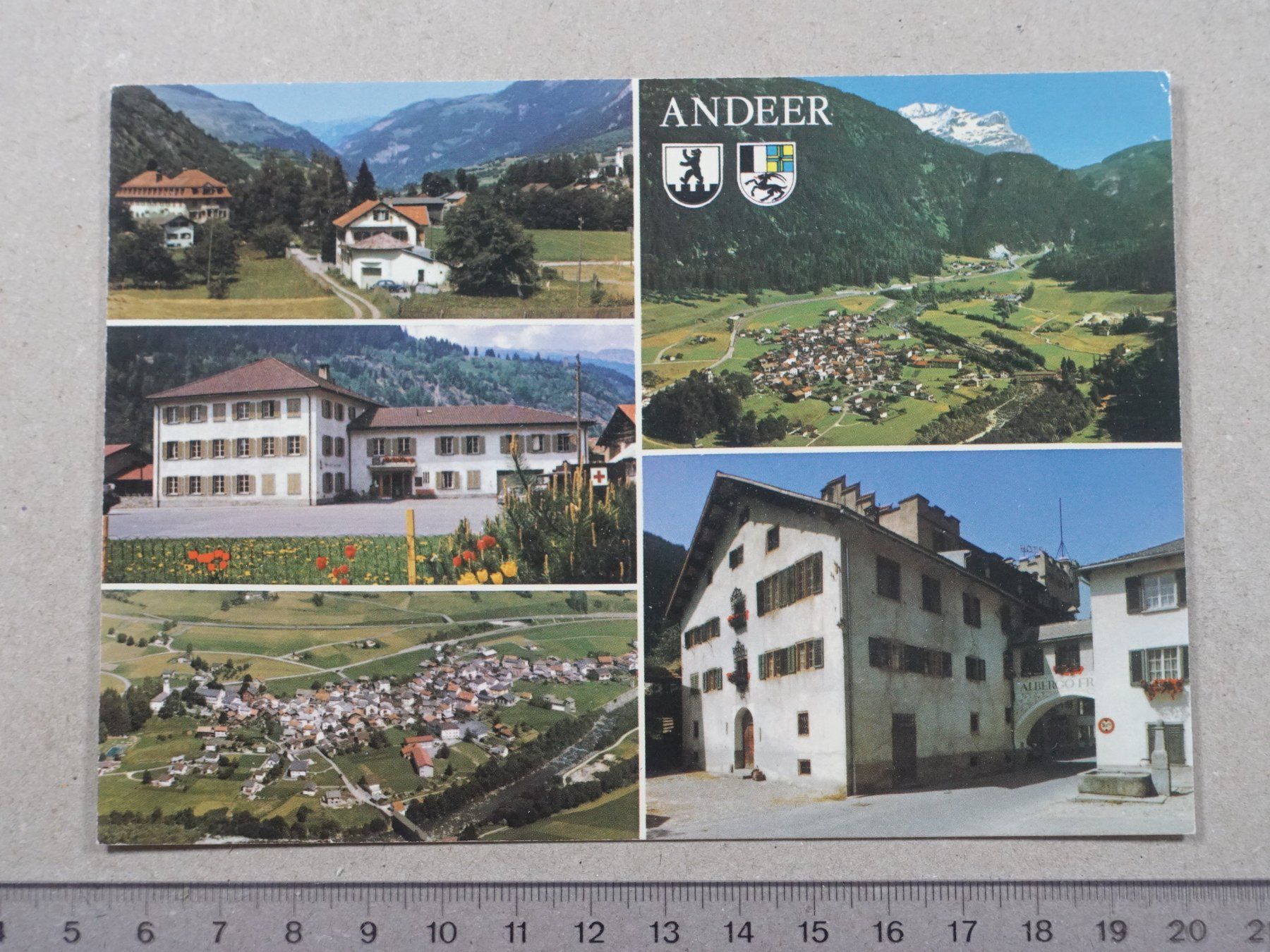 Cartoline postali: Andeer – Usato da Lenzburg venduto da fh1