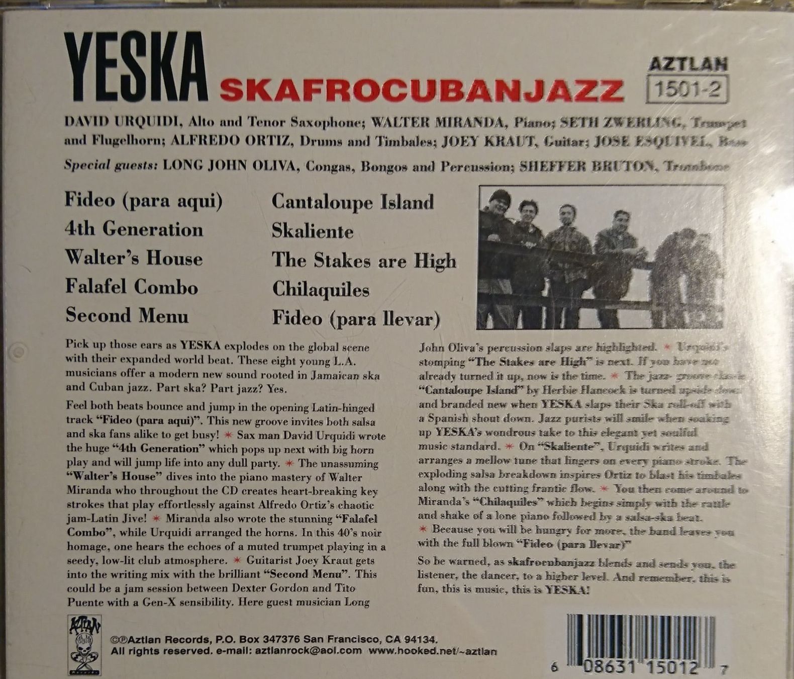 Dischi in vinile: YESKA Skafrocubanjazz – Usato da Zürich venduto da Raz88 1