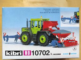 M-B Trac Traktor mit Säkombination, Bausatz von Kibri H0