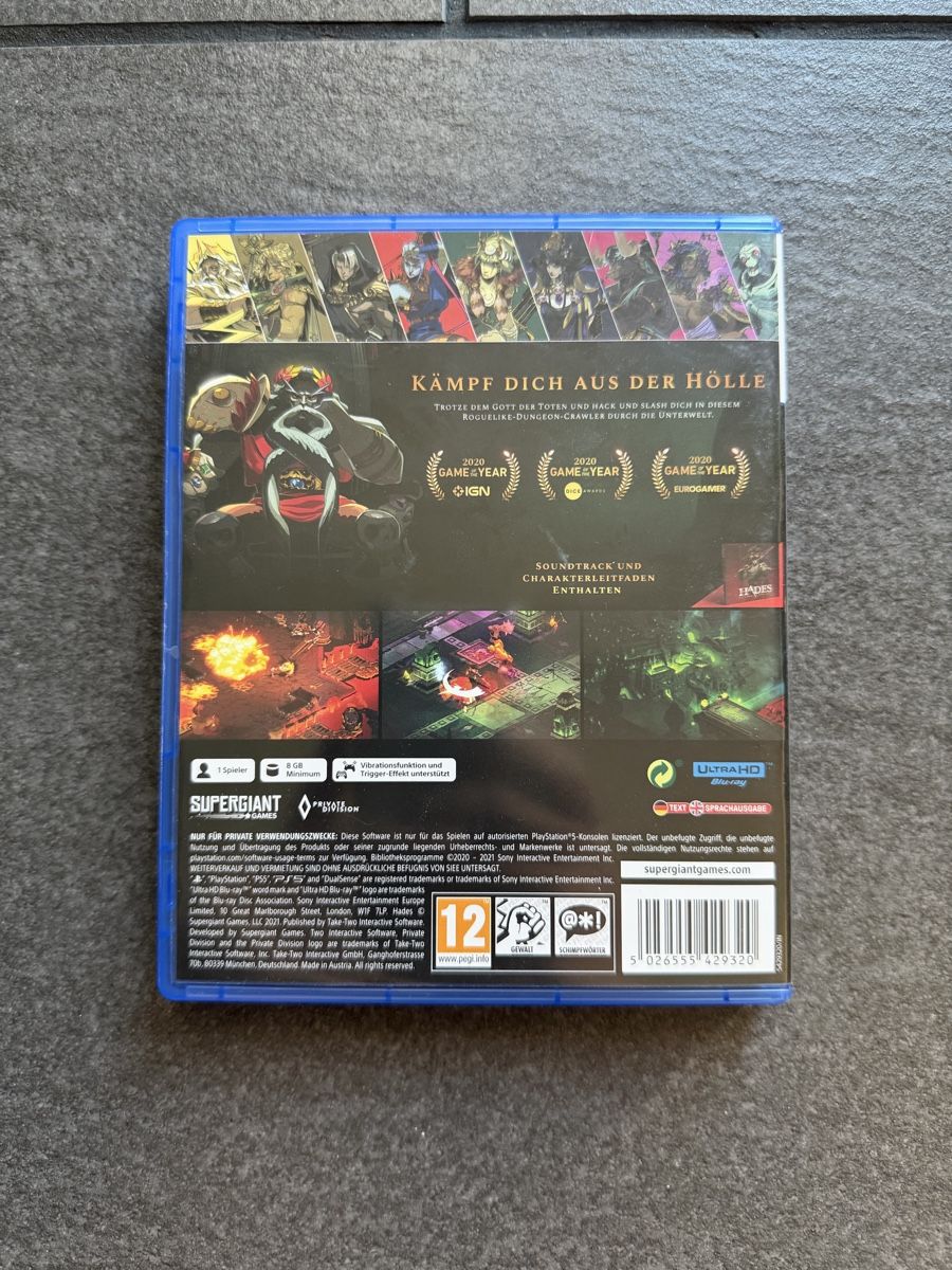 Sony Giochi: Hades PS5 – Usato da Zürich venduto da cENS0R 1