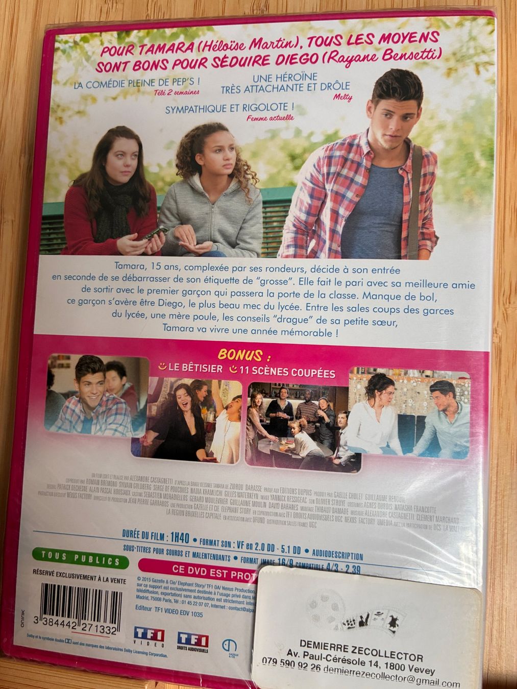 Tutti i DVDs: Tamara (2016, DVD, Comédie) – Nuovo e nell'imballaggio originale da Vevey venduto da zecollector 1