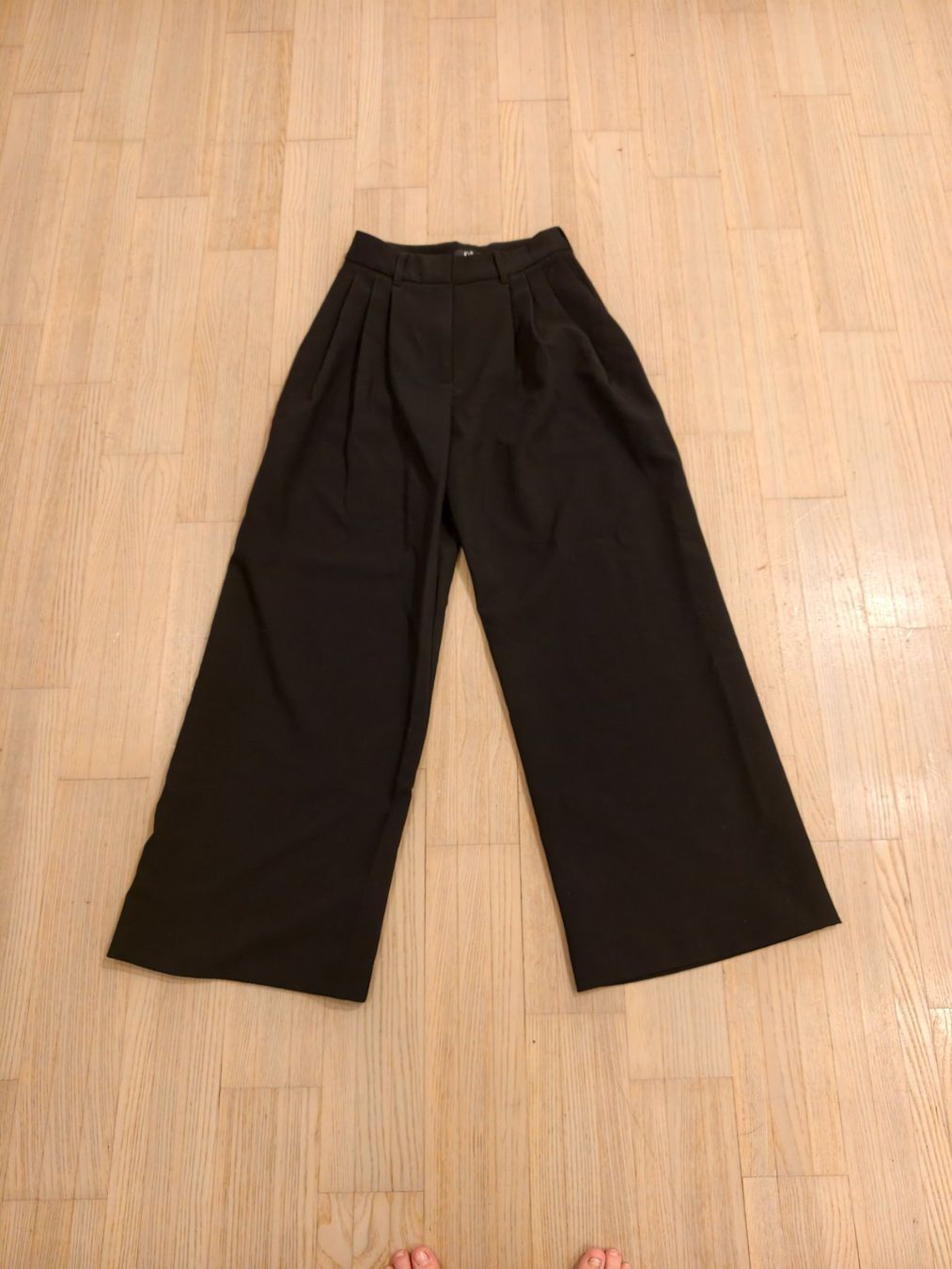 C&A Pantaloni: Wideleg Hose Gr. 36 Schwarz – Usato da Berg TG venduto da Persefona