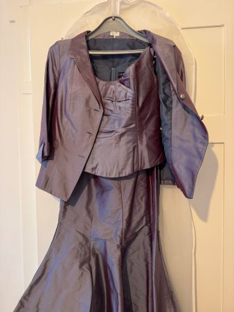SWING Festkleid 3-teilig Gr. 36 – wie neu - 100% Seide