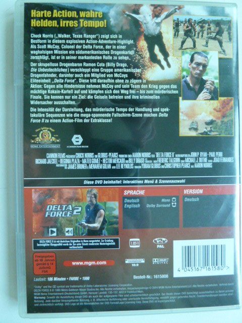 Tutti i DVDs: Delta Force II - Klassiker mit Chuck Norris – Usato da Au ZH venduto da sikoku 2