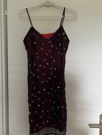 Wunderschöners Cockta Kleid Gr.40 KIABI neu  rot schwarz mit
