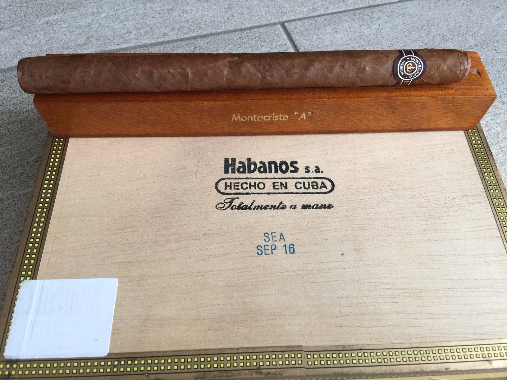 Montecristo Sigari: Montecristo A (einzeln, in der Holzbox) – Nuovo e nell'imballaggio originale da Boezberg venduto da Inquisita 4