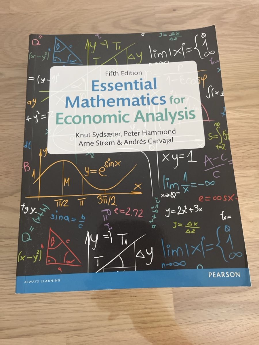 Libri: Buch:Essential Mathematics for Economic Analysis – Nuovo (secondo la descrizione) da Zug venduto da amolution