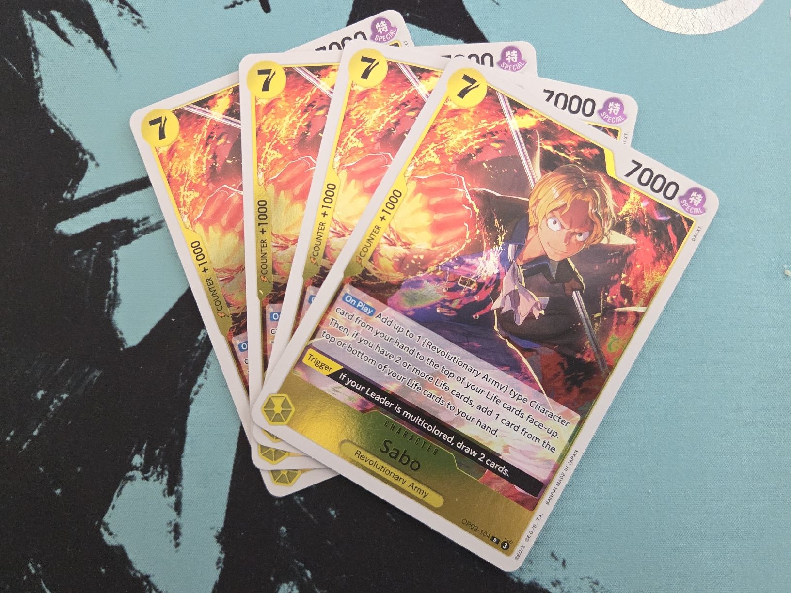 Bandai Carte collezionabili: 4x OnePiece TCG - Sabo EN – Nuovo (secondo la descrizione) da Safnern venduto da wil_z6qf