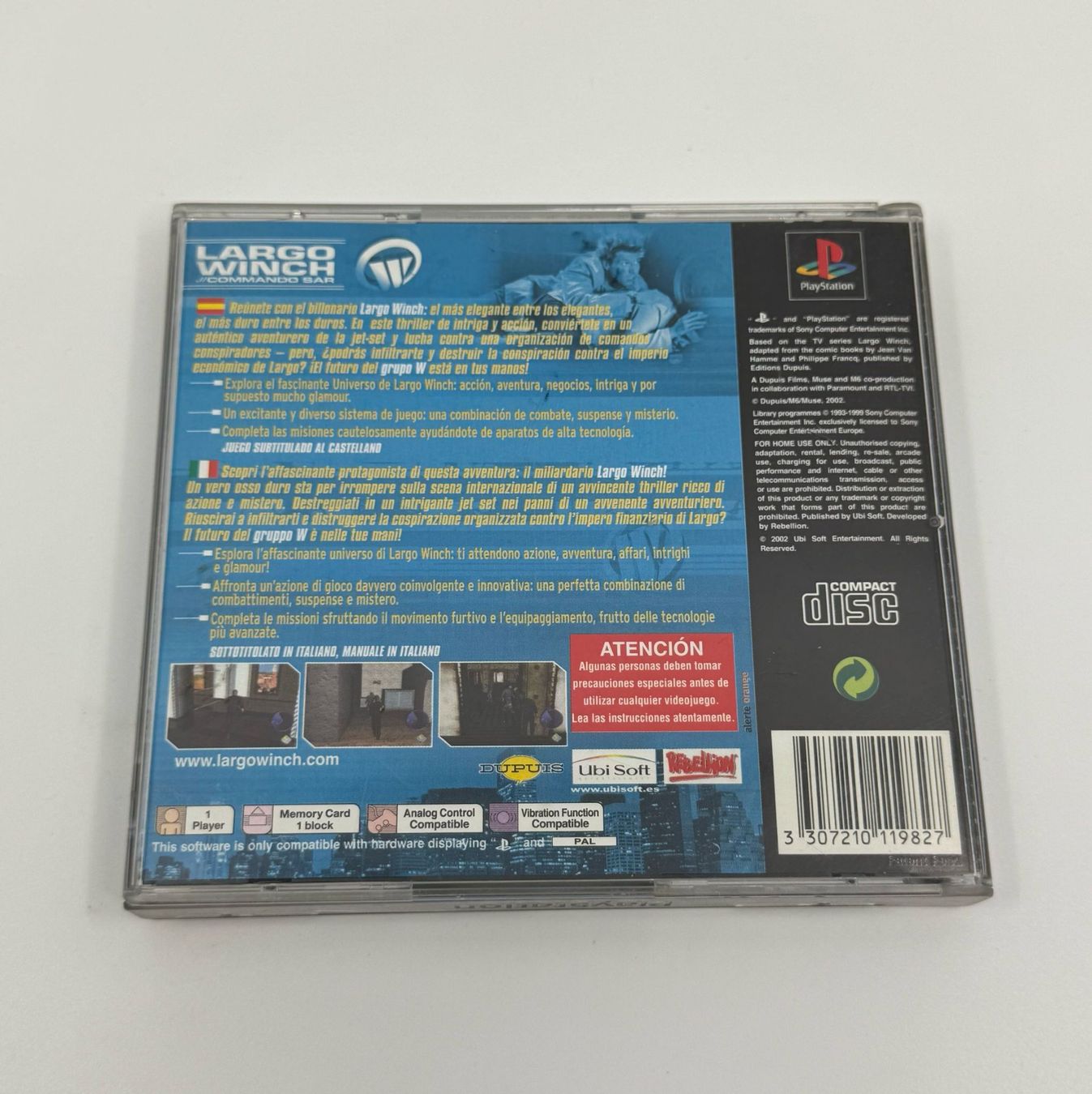 Jeux: Largo Winch (PS1) – D'occasion à Herisau par Seyashop1 2