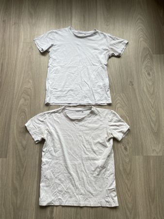 2er-Pack weisse T-Shirts, Grösse XS, für den Sommer