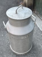 Ancienne bidon à lait en aluminium, vintage 60cm hauteur
