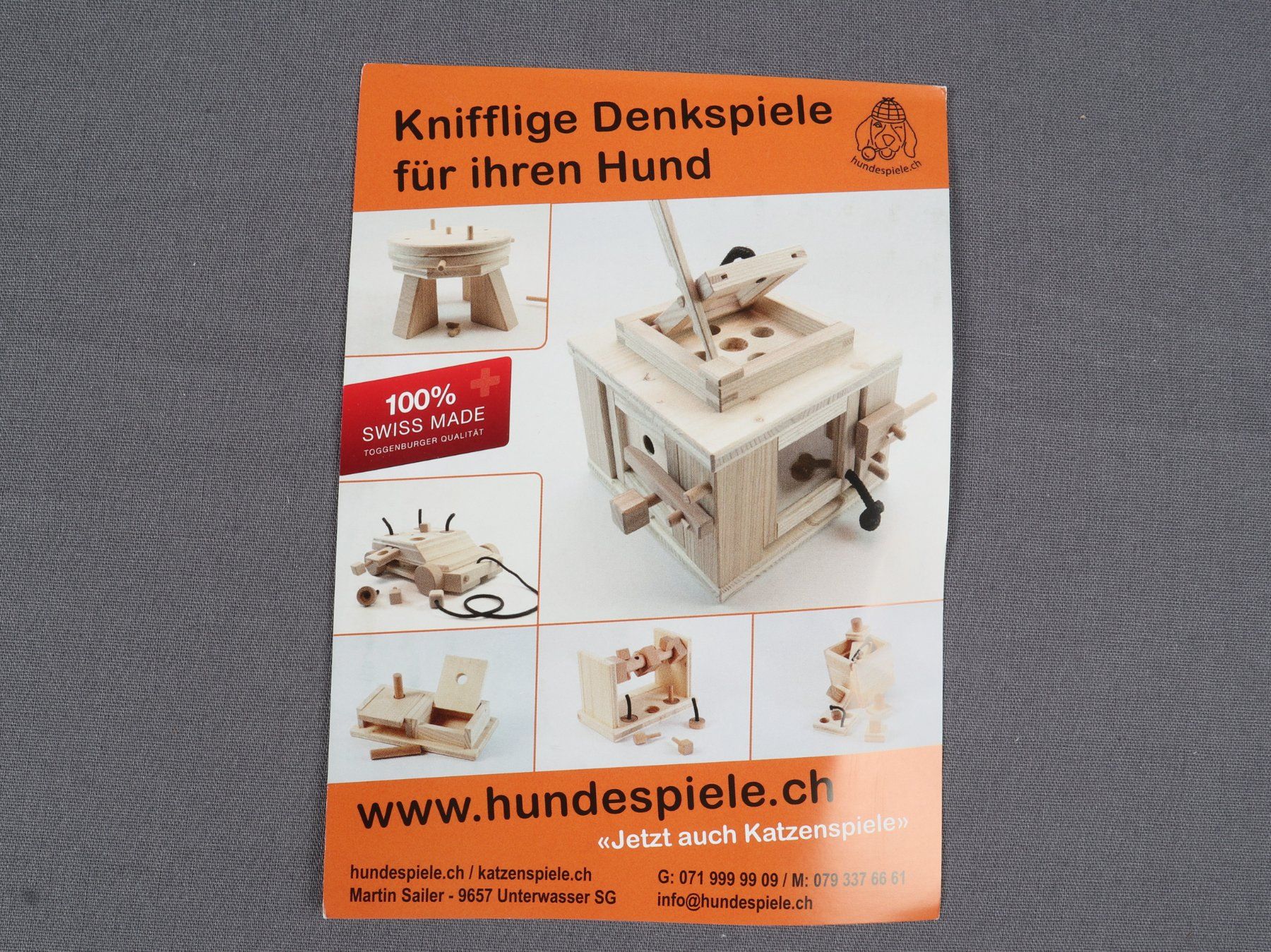 Spielzeuge: HUNDESPIELE.CH-Hundespiele Auto. – Neu (gemäss Beschreibung) aus Steinen von Restwert_Steinen 2