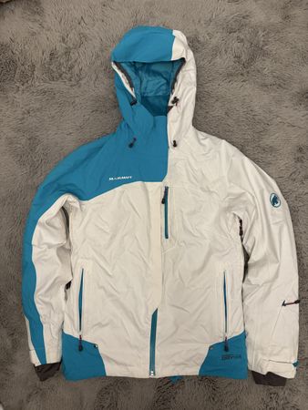 Mammut Jacket size S white blue DRYtech women good condition