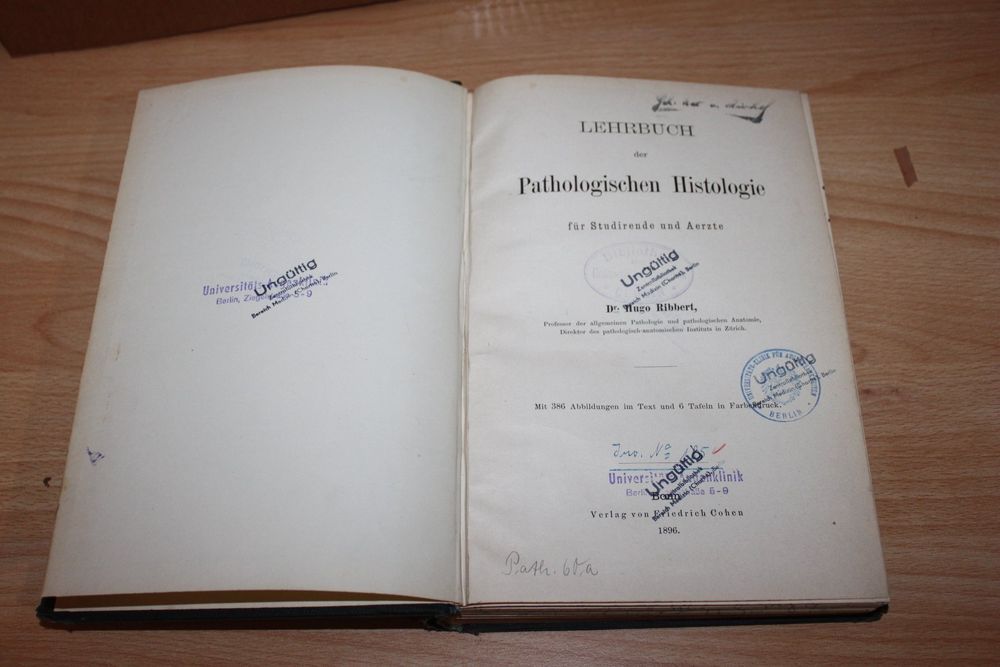Lehrbuch der pathologischen Histologie für Studierende (Gebraucht) in ...