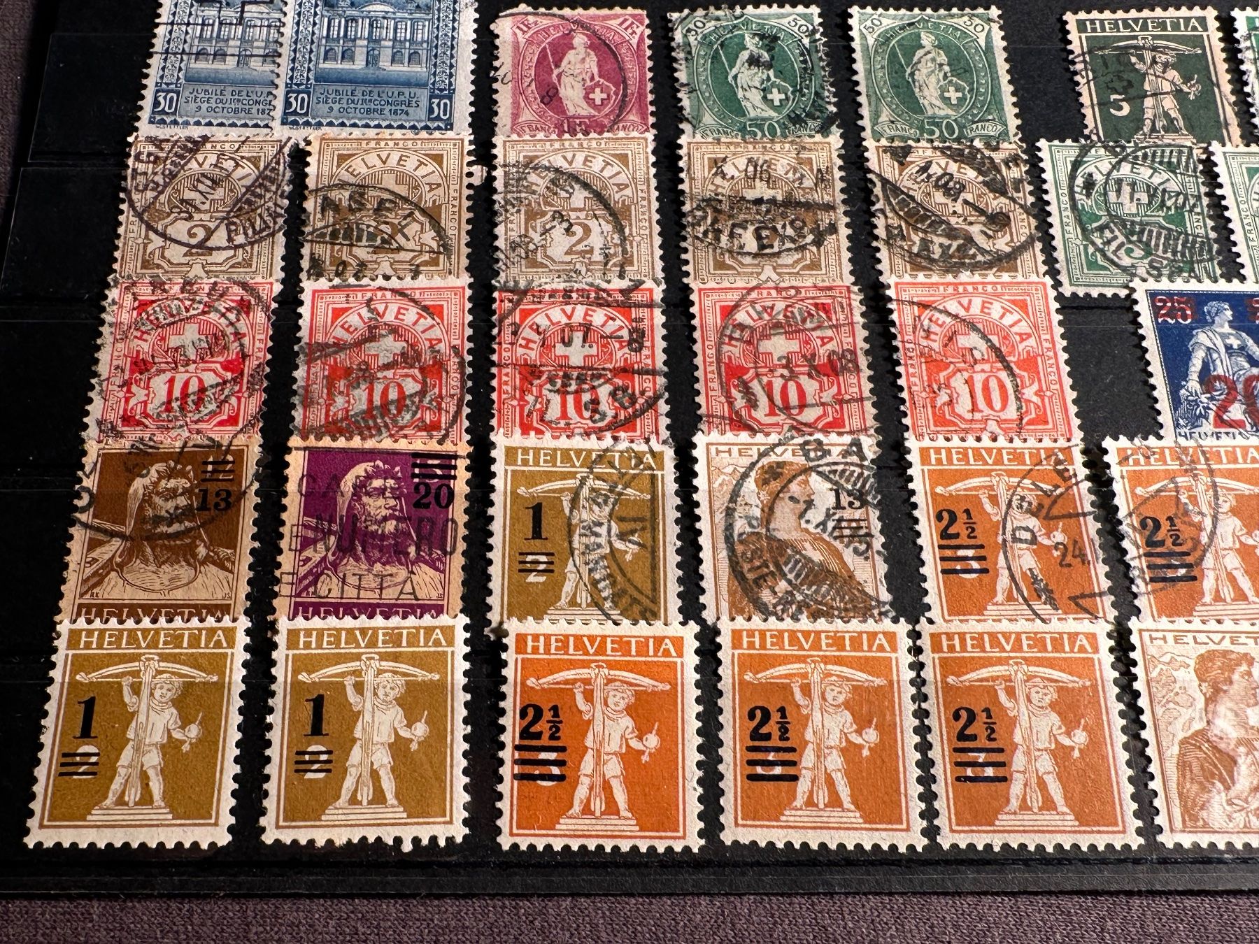 Tutti i francobolli: Altschweit Briefmarken + Aufdrücke – Usato da Stettfurt venduto da 2442 3