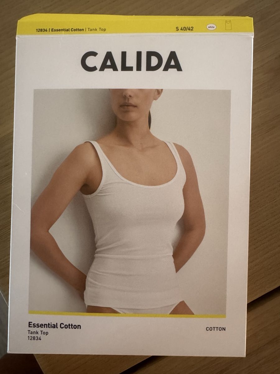 Calida Tops: CALIDA Essential Cotton Tank Top S neu – Neu und originalverpackt aus zürich von dalia06 3